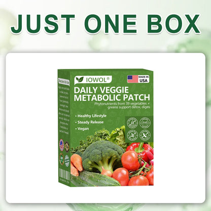 𝐎𝐟𝐟𝐢𝐜𝐢𝐚𝐥 𝐒𝐭𝐨𝐫𝐞 | 𝐈𝐎𝐖𝐎𝐋® 𝐃𝐚𝐢𝐥𝐲 𝐌𝐞𝐭𝐚𝐛𝐨𝐥𝐢𝐜 𝐏𝐚𝐭𝐜𝐡 𝐛𝐥𝐞𝐧𝐝𝐬 𝐞𝐱𝐭𝐫𝐚𝐜𝐭𝐬 𝐟𝐫𝐨𝐦 𝟑𝟗 𝐯𝐞𝐠𝐞𝐭𝐚𝐛𝐥𝐞𝐬 & 𝐠𝐫𝐞𝐞𝐧𝐬 𝐭𝐨 𝐬𝐮𝐩𝐩𝐨𝐫𝐭 𝐝𝐢𝐠𝐞𝐬𝐭𝐢𝐨𝐧, 𝐦𝐞𝐭𝐚𝐛𝐨𝐥𝐢𝐬𝐦 & 𝐝𝐚𝐢𝐥𝐲 𝐞𝐧𝐞𝐫𝐠𝐲—𝐡𝐞𝐥𝐩𝐢𝐧𝐠 𝐲𝐨𝐮 𝐟𝐞𝐞𝐥 𝐥𝐢𝐠𝐡𝐭𝐞𝐫, 𝐛𝐚𝐥𝐚𝐧𝐜𝐞𝐝 𝐚𝐧𝐝 𝐫𝐞𝐟𝐫𝐞𝐬𝐡𝐞𝐝.