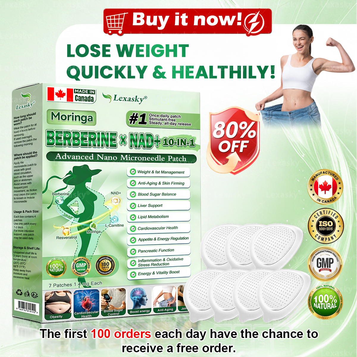 🇨🇦 𝑶𝒇𝒇𝒊𝒄𝒊𝒂𝒍 𝑺𝒕𝒐𝒓𝒆 | 💖 𝐋𝐞𝐱𝐚𝐬𝐤𝐲® 𝙈𝒐𝒓𝒊𝒏𝒈𝗮 · 𝗕𝗲𝗿𝗯𝐞𝐫𝐢𝐧𝙚 × 𝙉𝑨𝑫+ 𝟏𝟎-𝙞𝙣-𝟏 𝘼𝒅𝒗𝒂𝒏𝒄𝒆𝐝 𝐍𝐚𝐧𝙤 𝙈𝙞𝙘𝙧𝙤𝙣𝒆𝒆𝒅𝒍𝐞 𝐏𝐚𝐭𝙘𝙝(𝐉𝐮𝐬𝐭 𝐨𝐧𝐜𝐞 𝐚 𝐝𝐚𝐲, 𝐯𝐢𝐬𝐢𝐛𝐥𝐞 𝐜𝐡𝐚𝐧𝐠𝐞𝐬 𝐢𝐧 𝟕 𝐝𝐚𝐲𝐬） ✅ 𝐅𝐨𝐫 𝐨𝐛𝐞𝐬𝐢𝐭𝐲, 🅛🅞🅞🅢🅔 🅢🅚🅘🅝,𝐝𝐢𝐚𝐛𝐞𝐭𝐞𝐬, 𝐬𝐥𝐞𝐞𝐩 𝐚𝐩𝐧𝐞𝐚, 𝐣𝐨𝐢𝐧𝐭 𝐢𝐬𝐬𝐮𝐞𝐬, 𝐚𝐧𝐝 𝐦𝐨𝐫𝐞